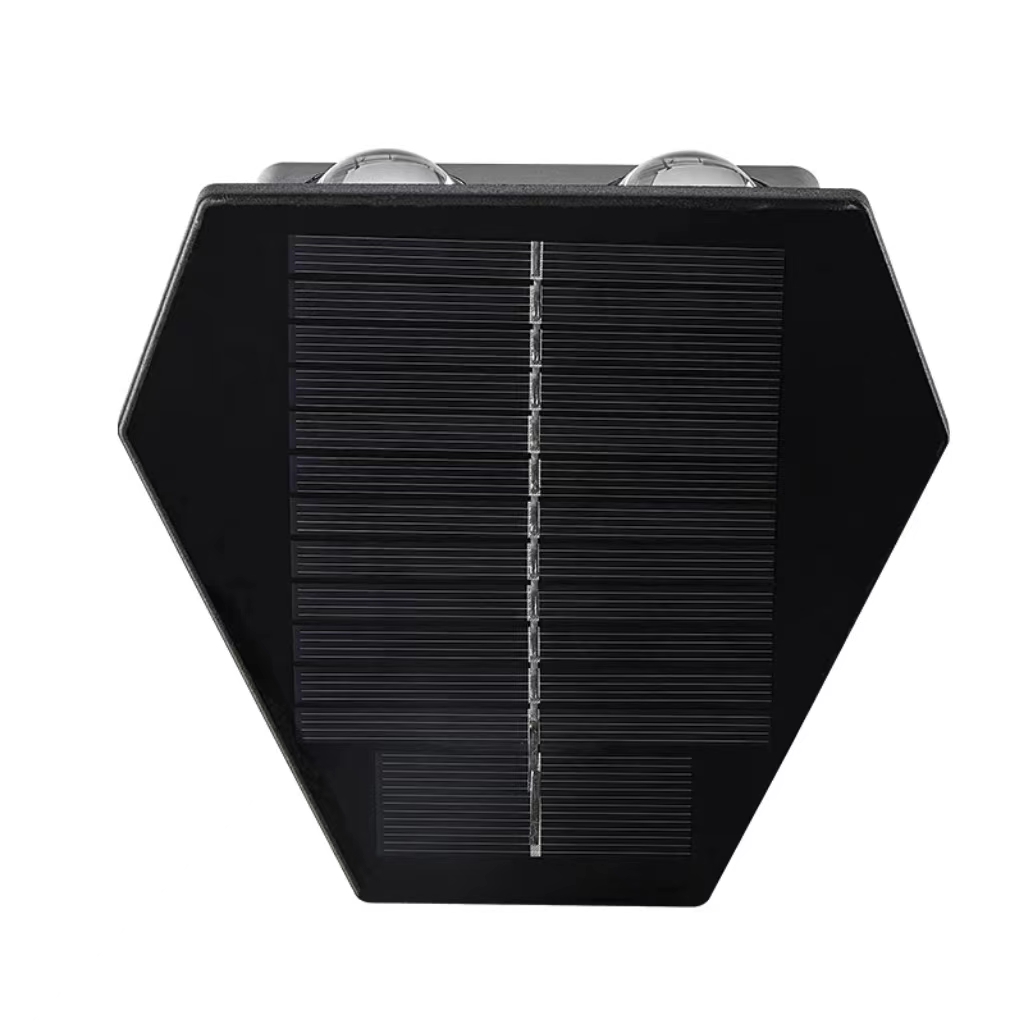 Solar Wall Sconce - Lámpara Solar Decorativa para Jardín, Resistente