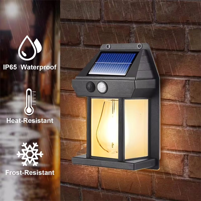 Solar Wall Sconce - Luz Solar de pared impermeable para