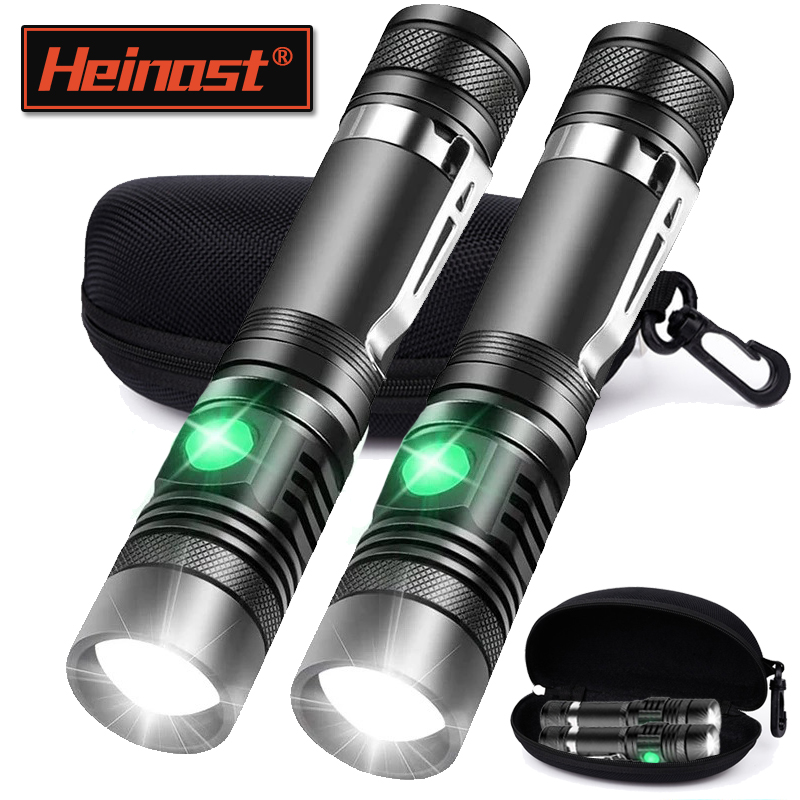 Outdoor Lighting For Home - Linterna de mano recargable T6, linterna
