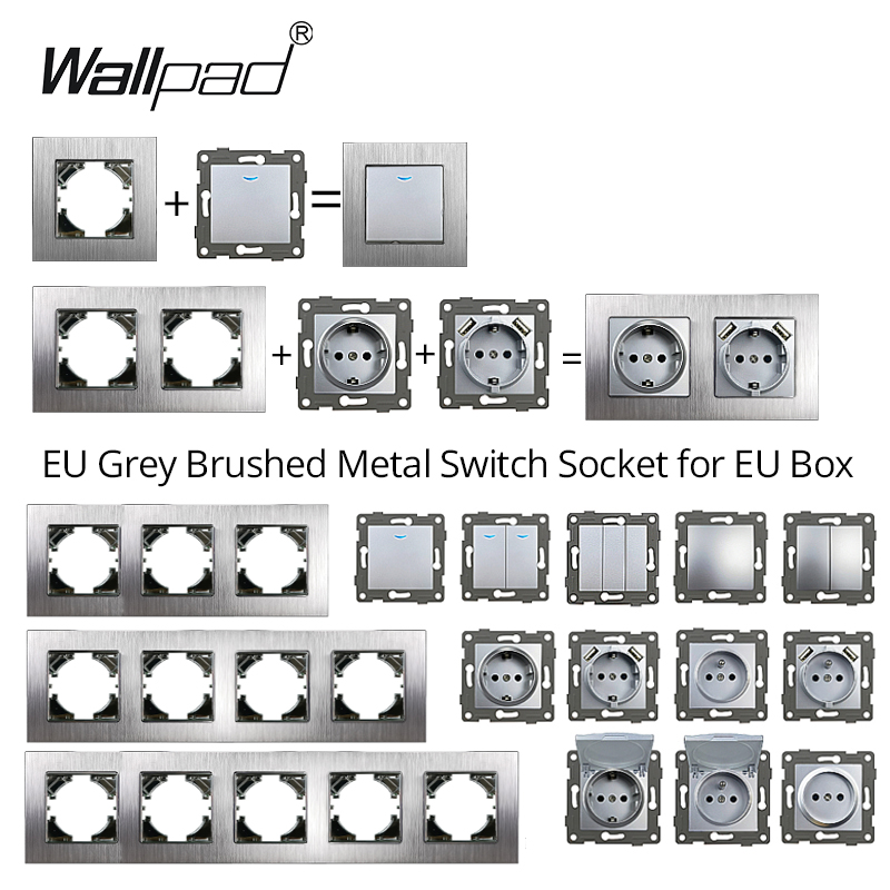 Post Cap Light - Wallpad-interruptor europeo de 1 y 2