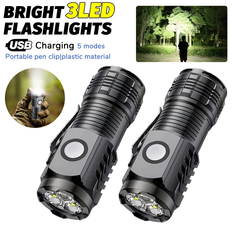 Outdoor Lighting Brands - Mini Linterna LED Portátil de Mano,