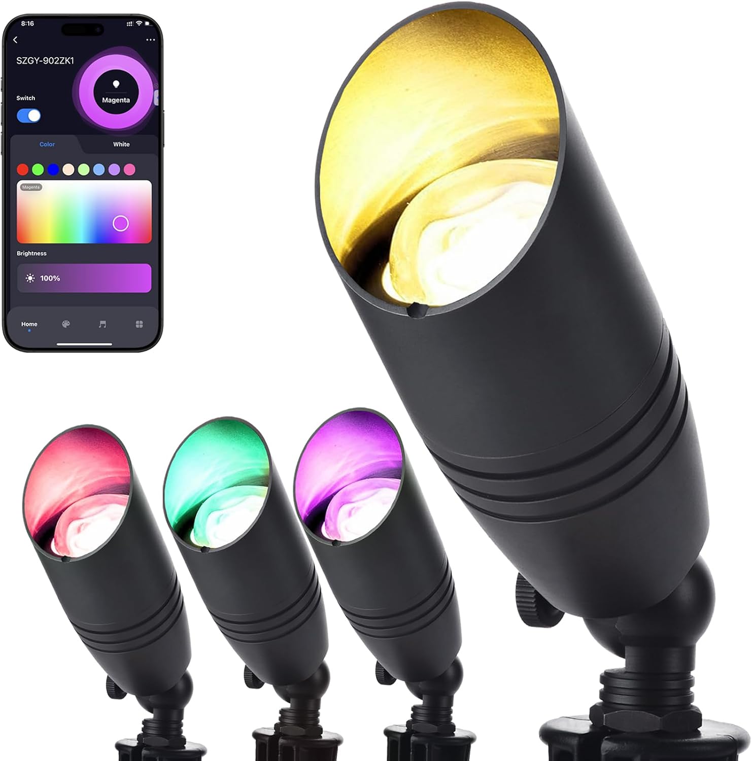 Outdoor Lighting Kits Low Voltage - Kit de Iluminación de Paisaje RGB