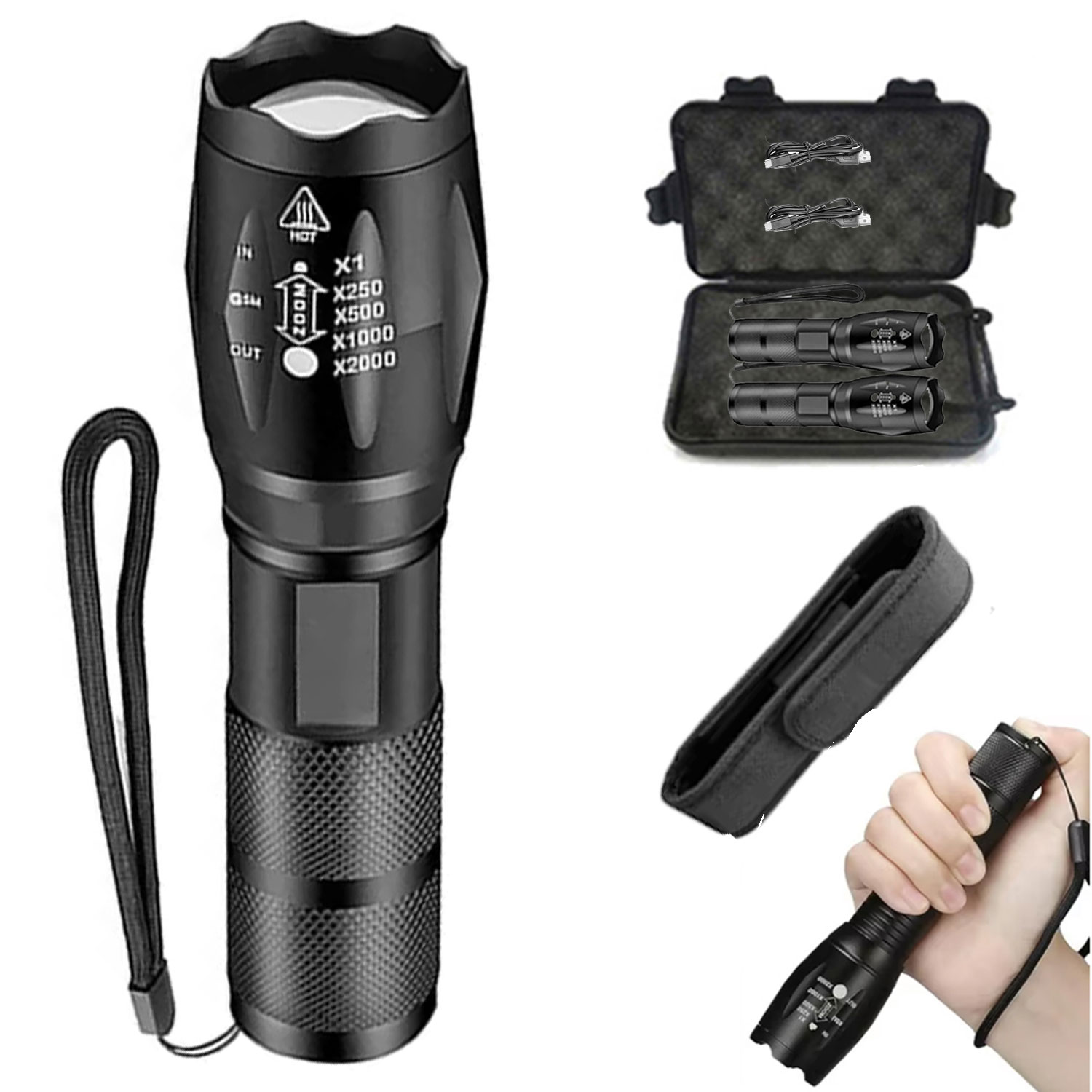 Outdoor Lighting Not Working - Potente linterna LED para exteriores, linterna