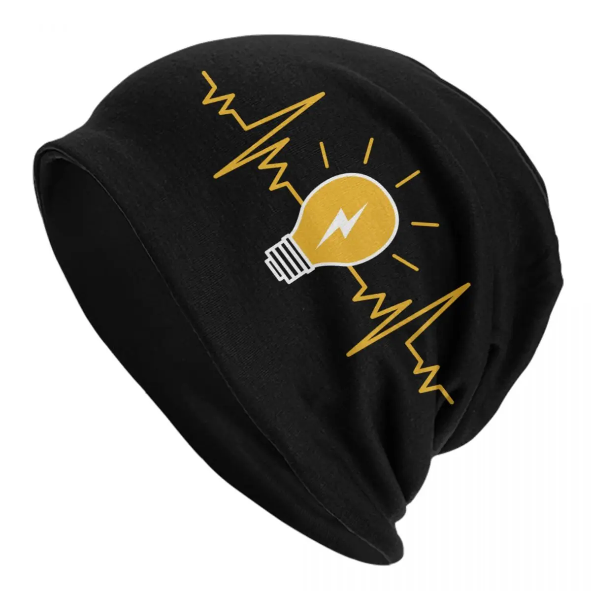 Outdoor Lighting Electrician - Gorro con bombilla de latido del