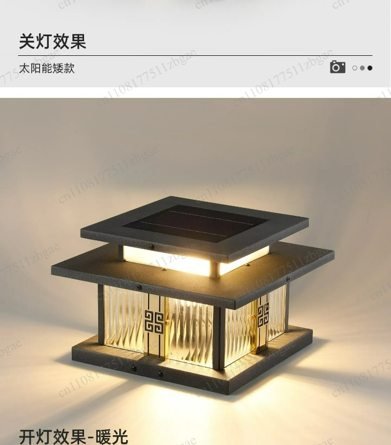 Lámpara Solar para Poste, 3000 - Post Cap Light reseña y precio