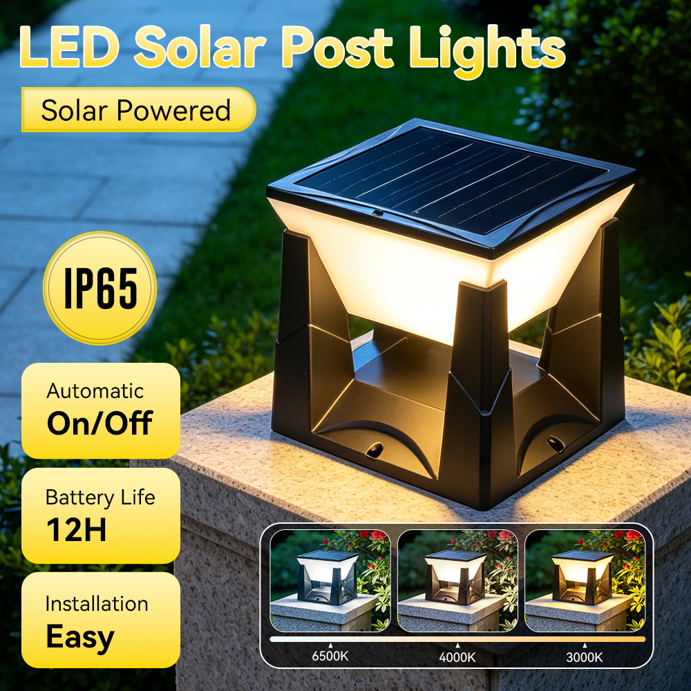 Luces Solares LED para Postes, - Post Cap Light reseña y precio