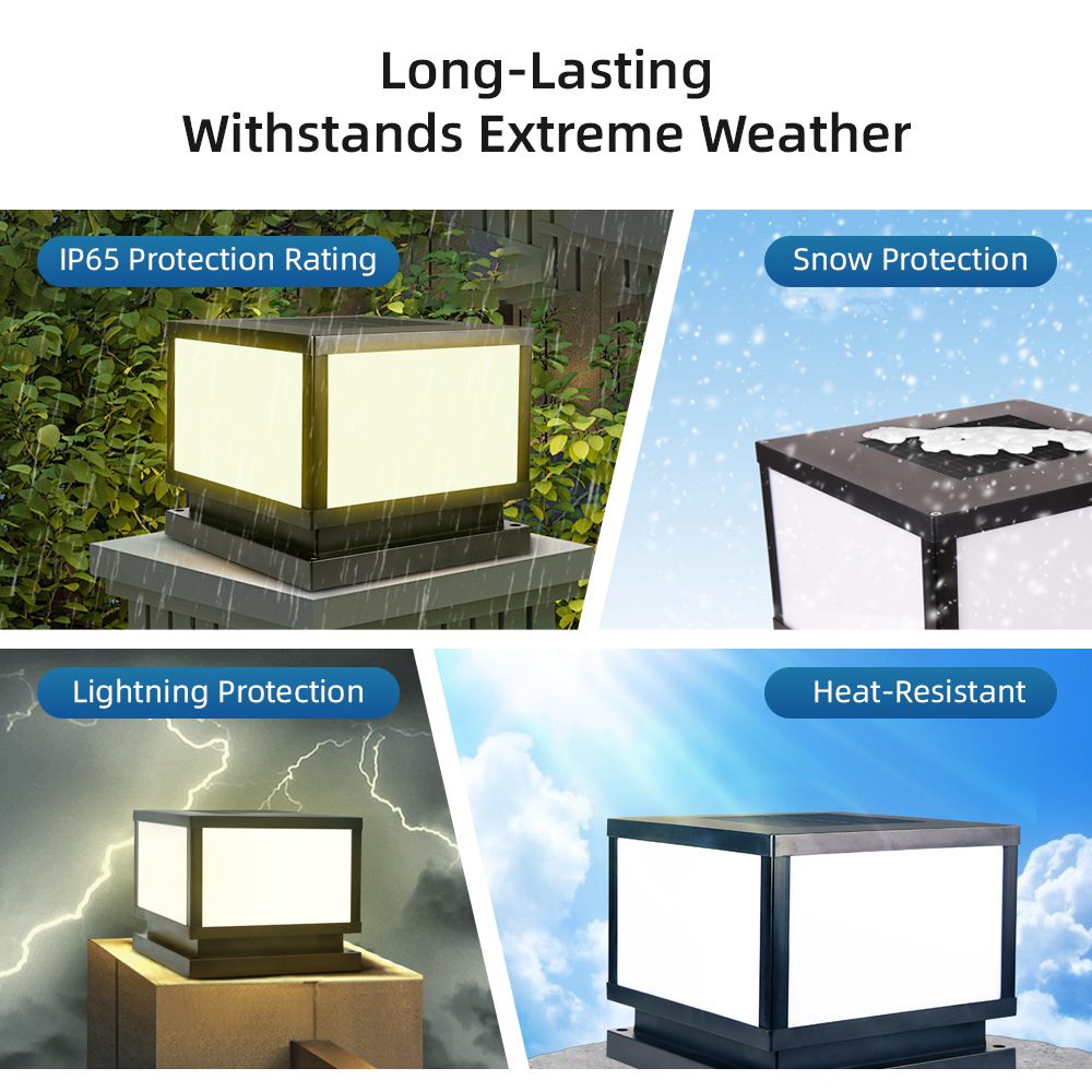 Luces Solares LED para Postes, - Post Cap Light reseña y precio