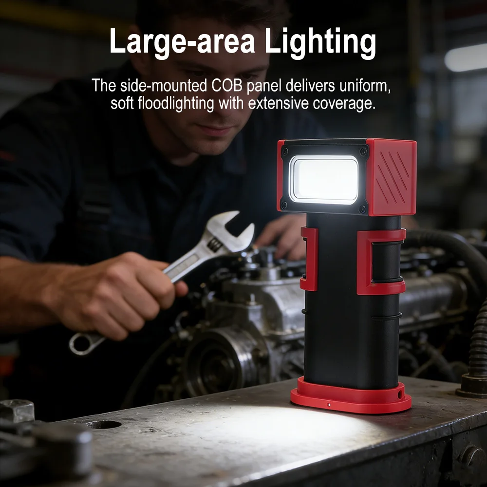 Lámpara de Trabajo LED COB BOR - Outdoor Lighting Hooks reseña y precio