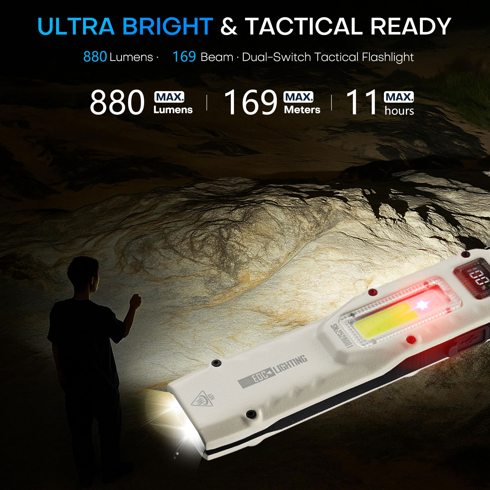 Linterna DE TRABAJO táctica ul - Outdoor Lighting Nearby reseña y precio