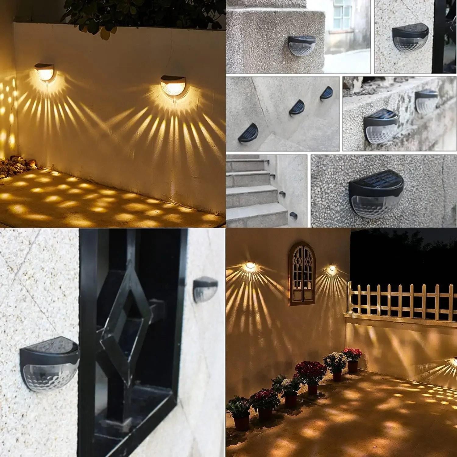 Lámpara Solar LED para Exterio - Solar Wall Sconce reseña y precio