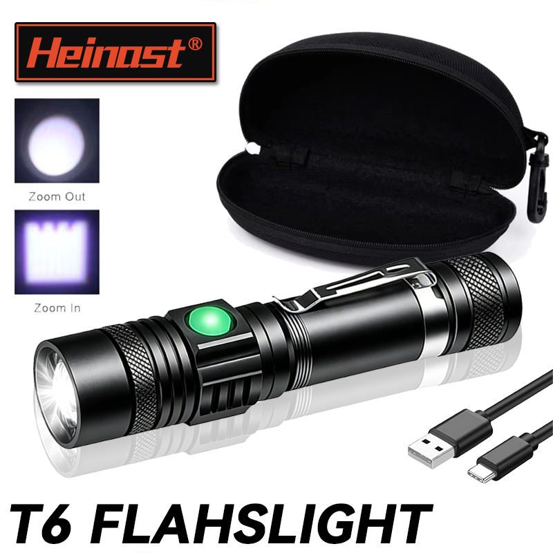 Linterna LED T6 Recargable, Li - Outdoor Lighting For Home reseña y precio