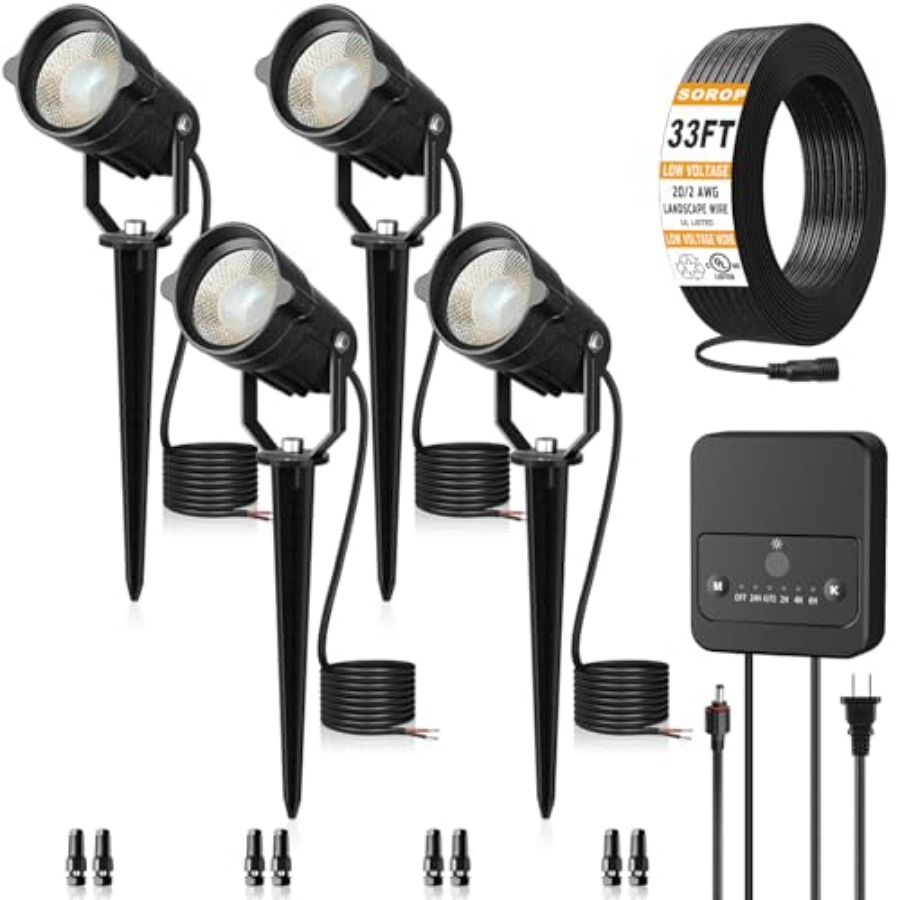 Kit de Iluminación para Jardín - Outdoor Lighting Kits Low Voltage reseña y precio