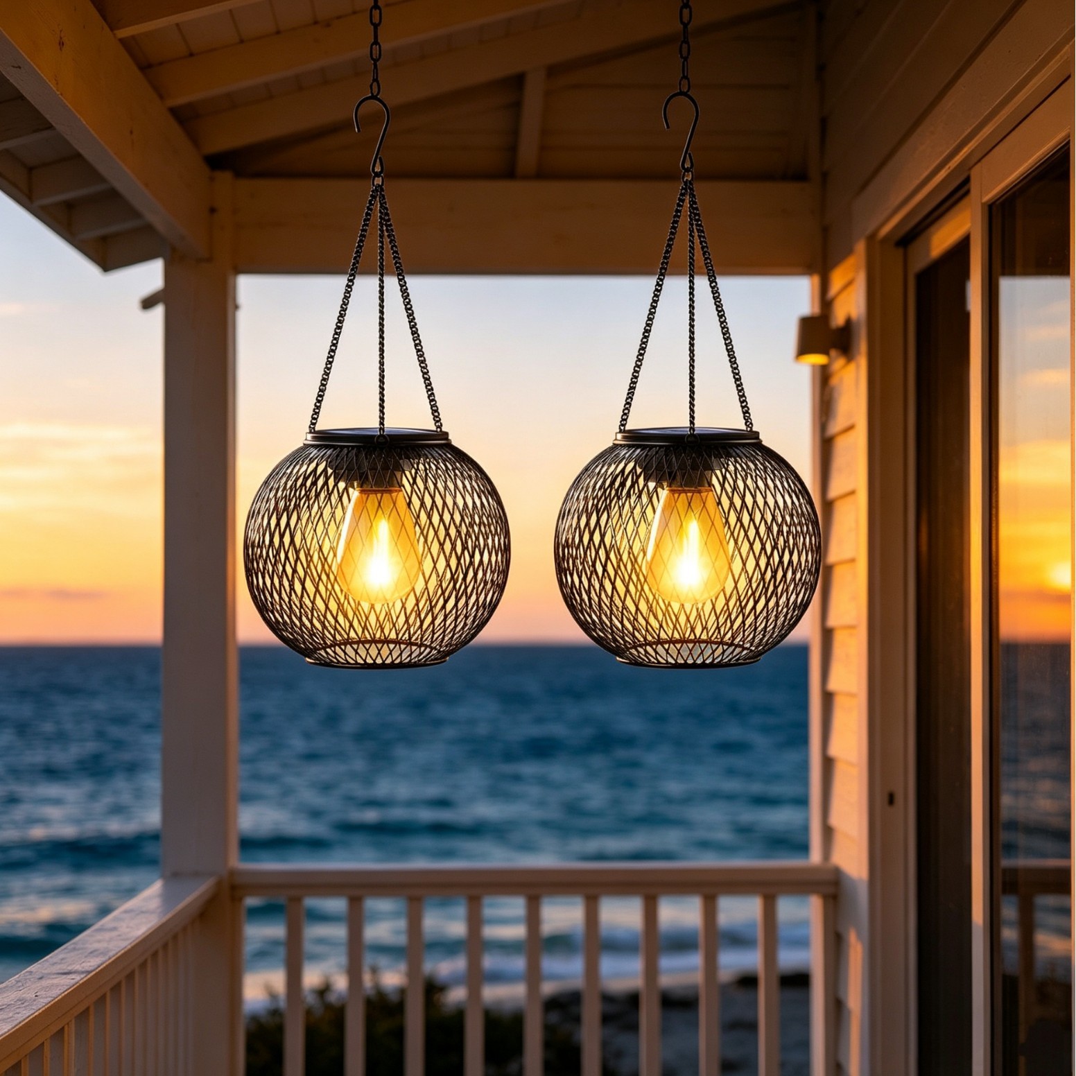 Lámpara LED Solar Colgante par - Outdoor Lighting Brands reseña y precio