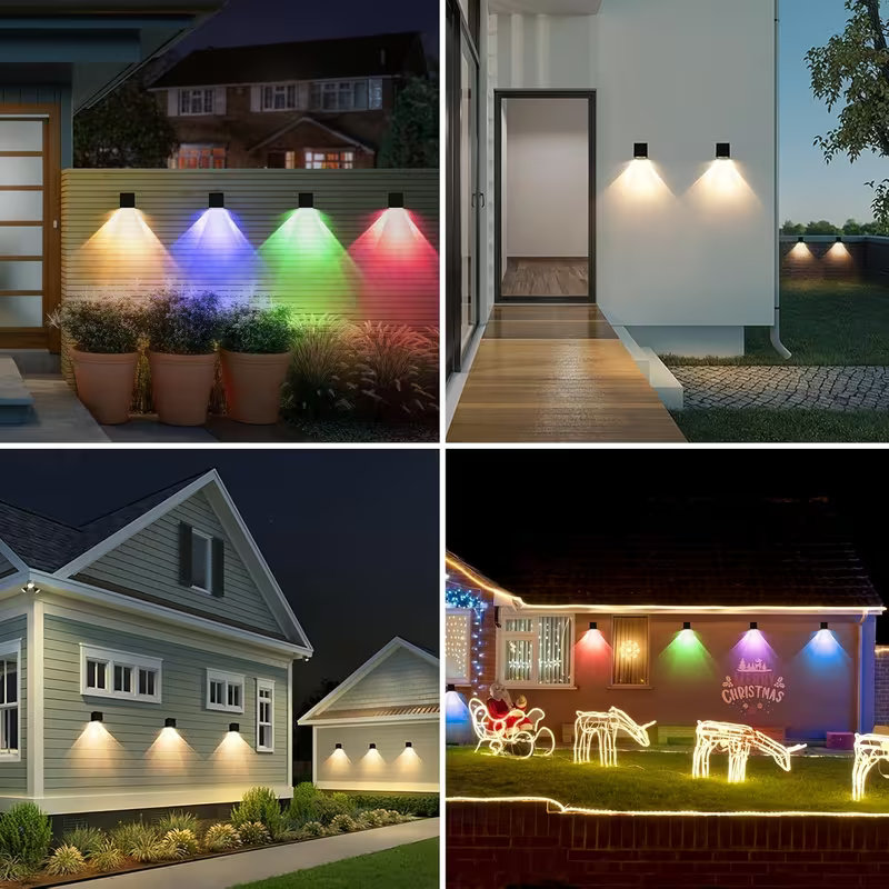 Lámpara Solar de Pared con 2 M - Post Cap Light reseña y precio