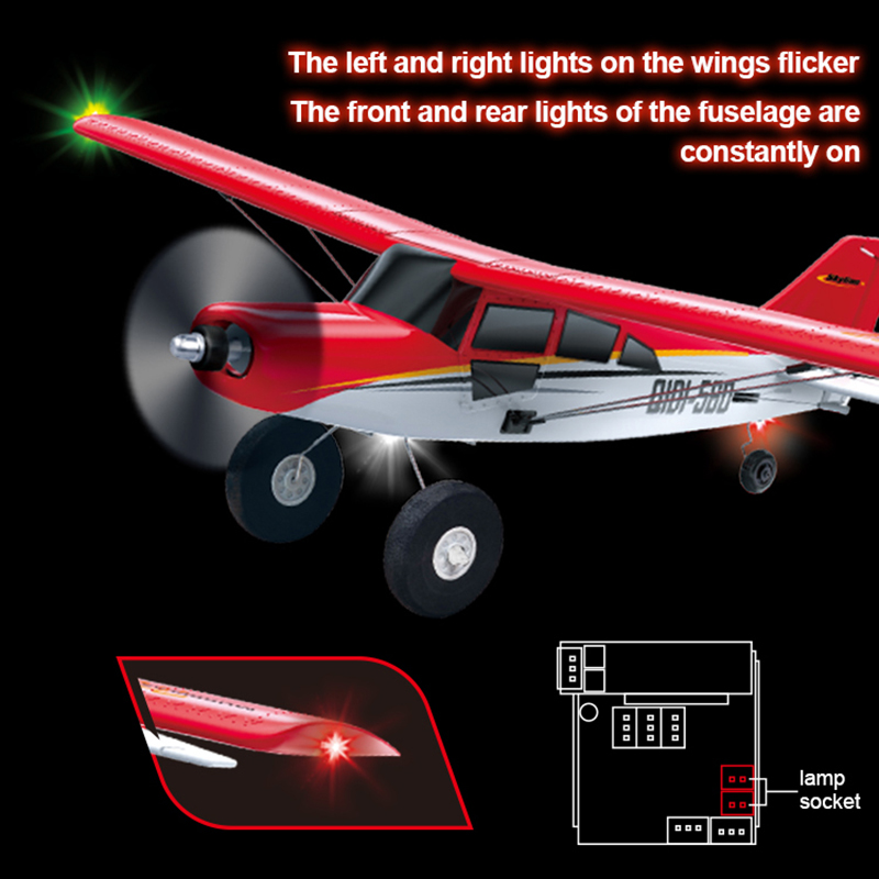 Avión RC Glider M7 Moore de 4  - Outdoor Lighting Experts reseña y precio