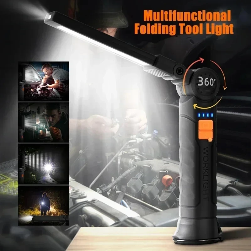 Linterna LED COB portátil, luz - Outdoor Lighting Lowes reseña y precio