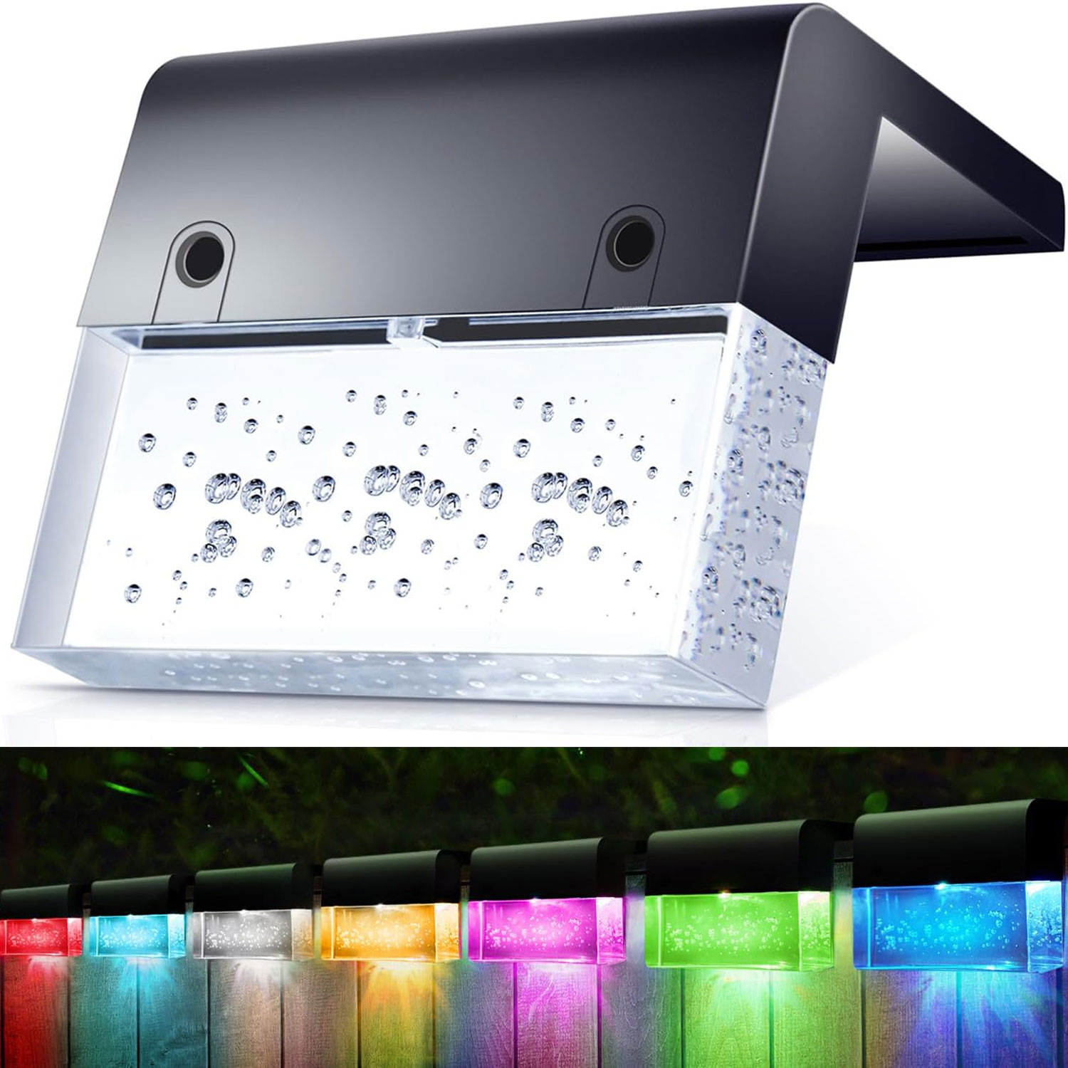 Luces solares para valla, impe - Post Cap Light reseña y precio