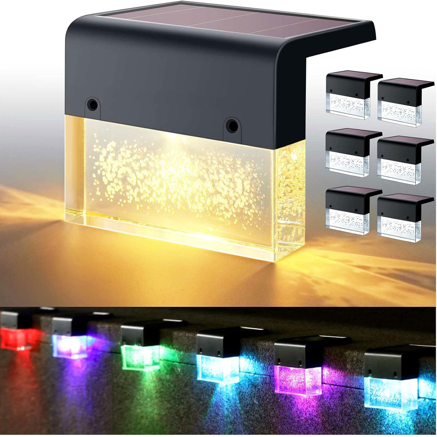 Luces solares para valla, impe - Post Cap Light reseña y precio