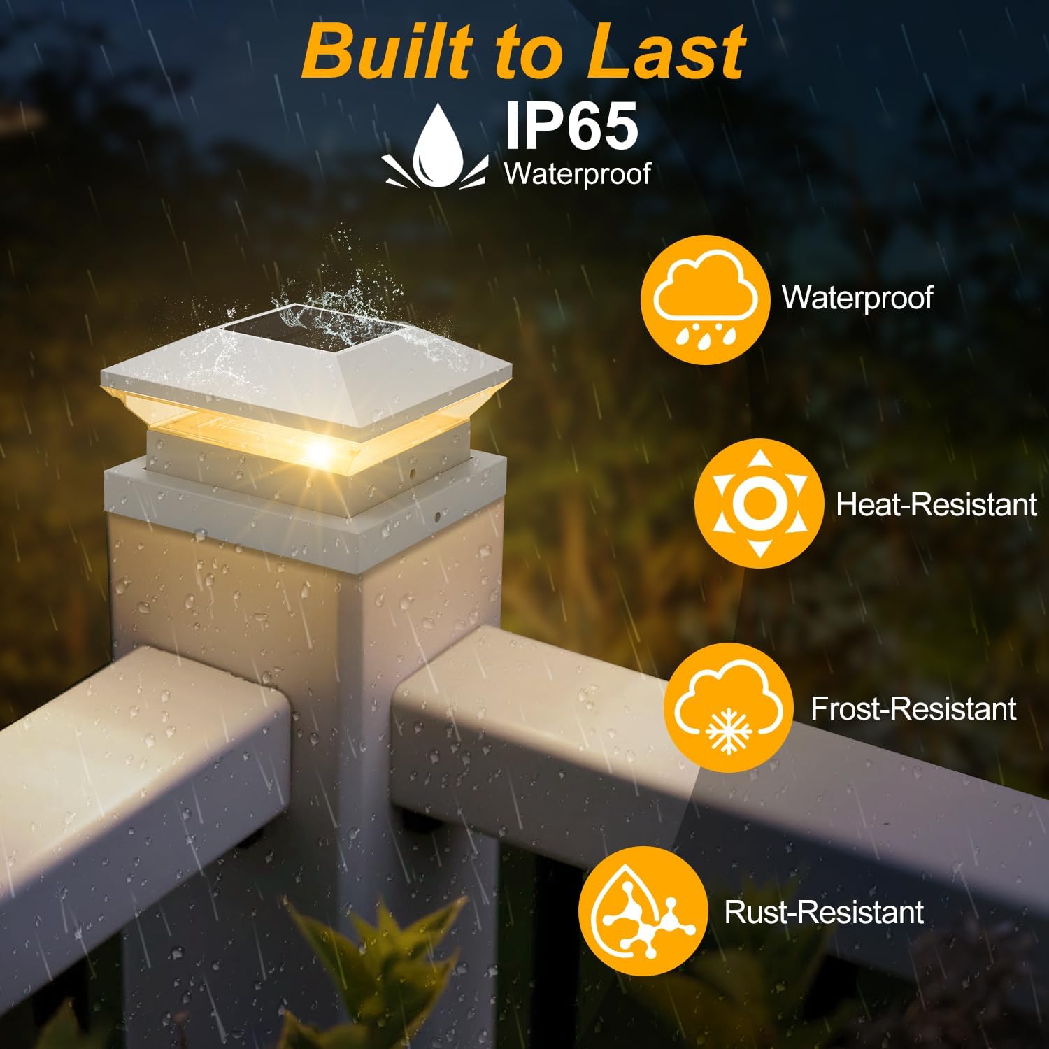 1/2 Unidades de Luces Solares  - Post Cap Light reseña y precio