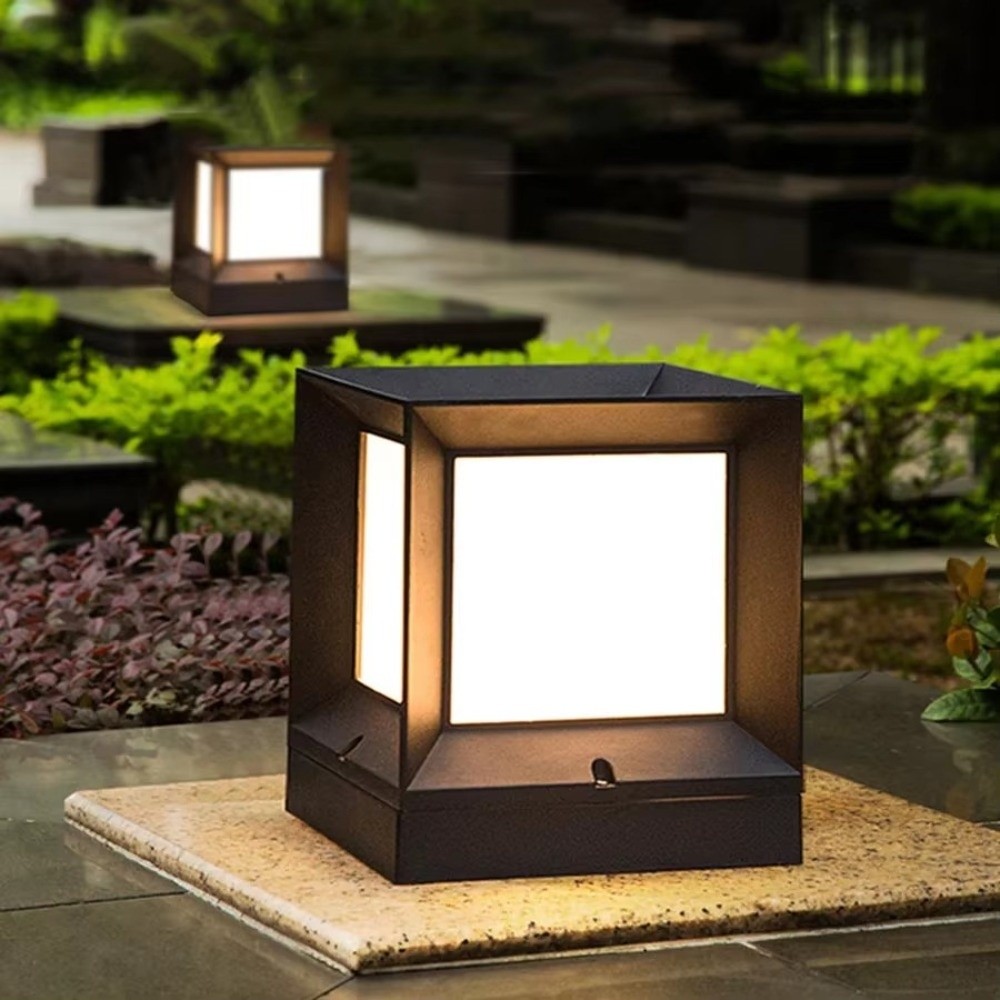 Lámpara de Poste LED E27 Moder - Post Cap Light reseña y precio