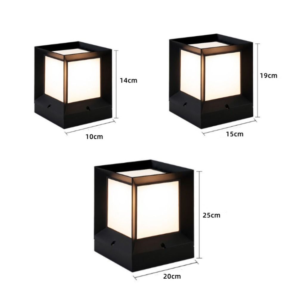 Lámpara de Poste LED E27 Moder - Post Cap Light reseña y precio