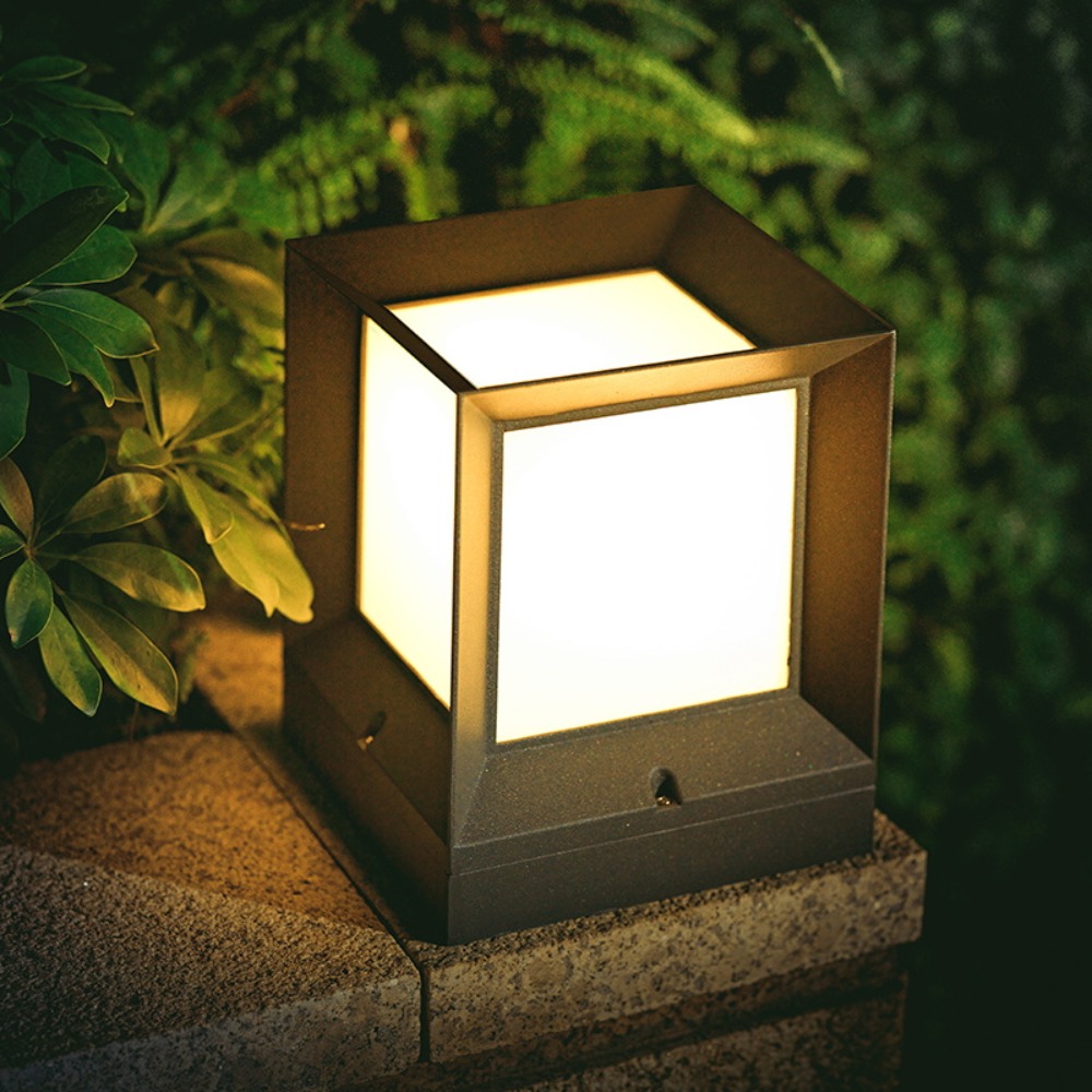 Lámpara de Poste LED E27 Moder - Post Cap Light reseña y precio