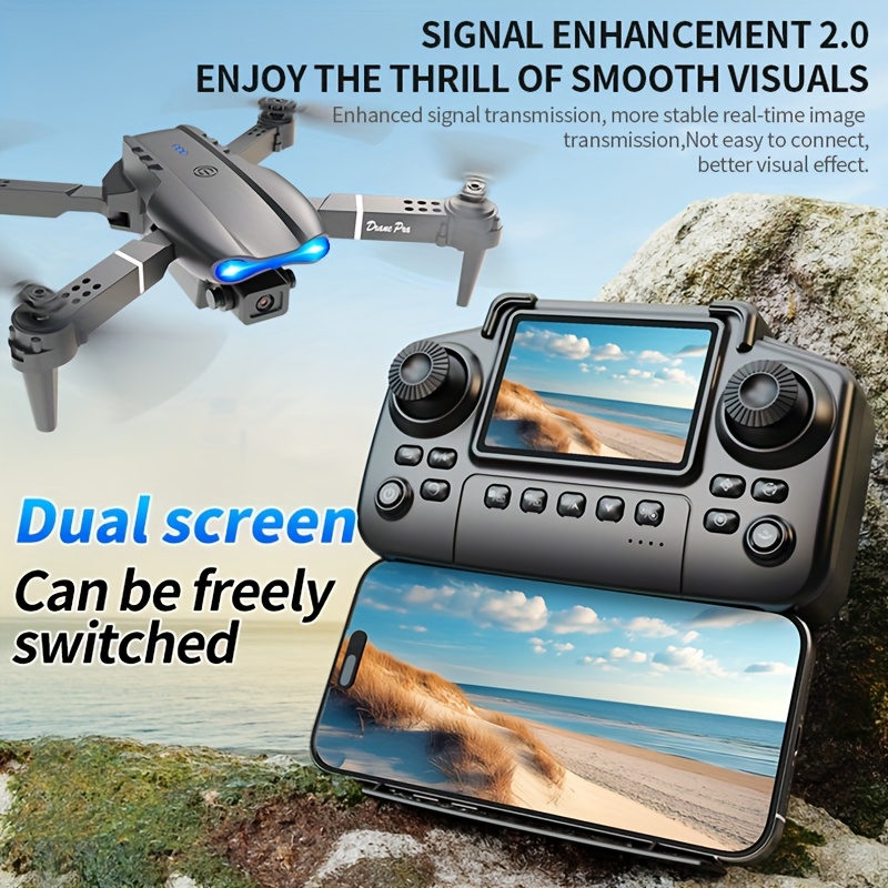 Dron plegable E99 PRO MAX con  - Outdoor Lighting Controller reseña y precio