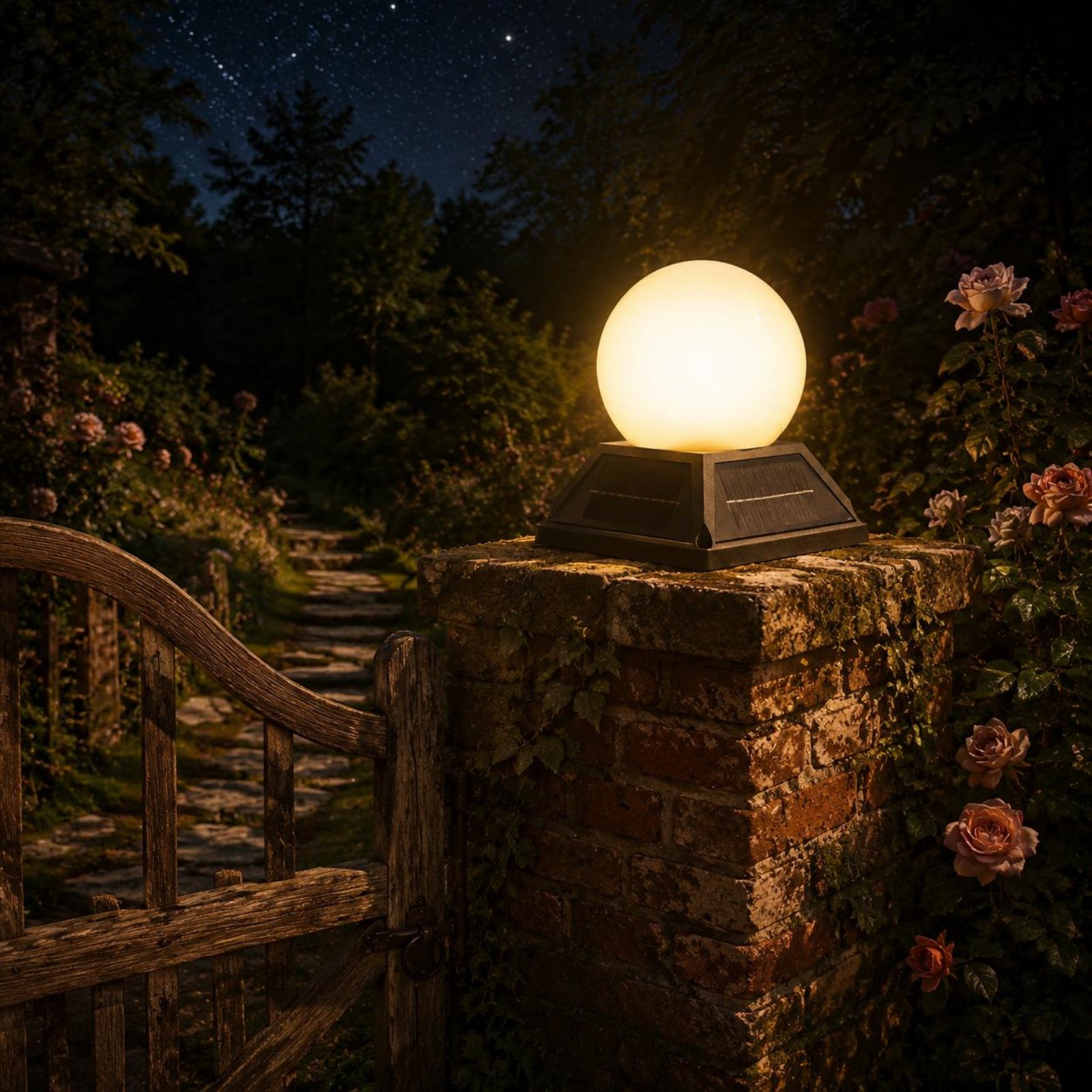 Lámpara Solar para Poste con C - Outdoor Lighting Controller reseña y precio