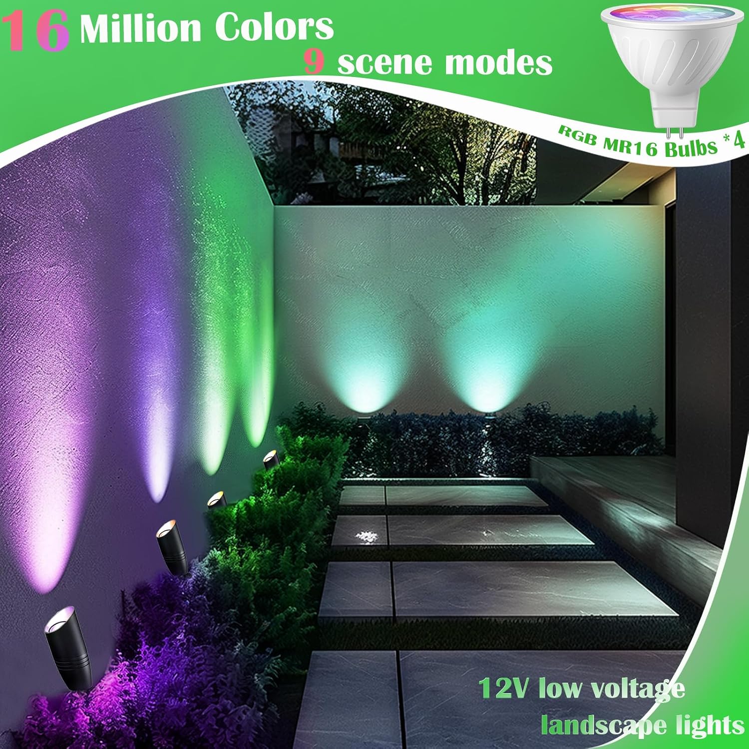 Kit de Iluminación de Paisaje  - Outdoor Lighting Kits Low Voltage reseña y precio