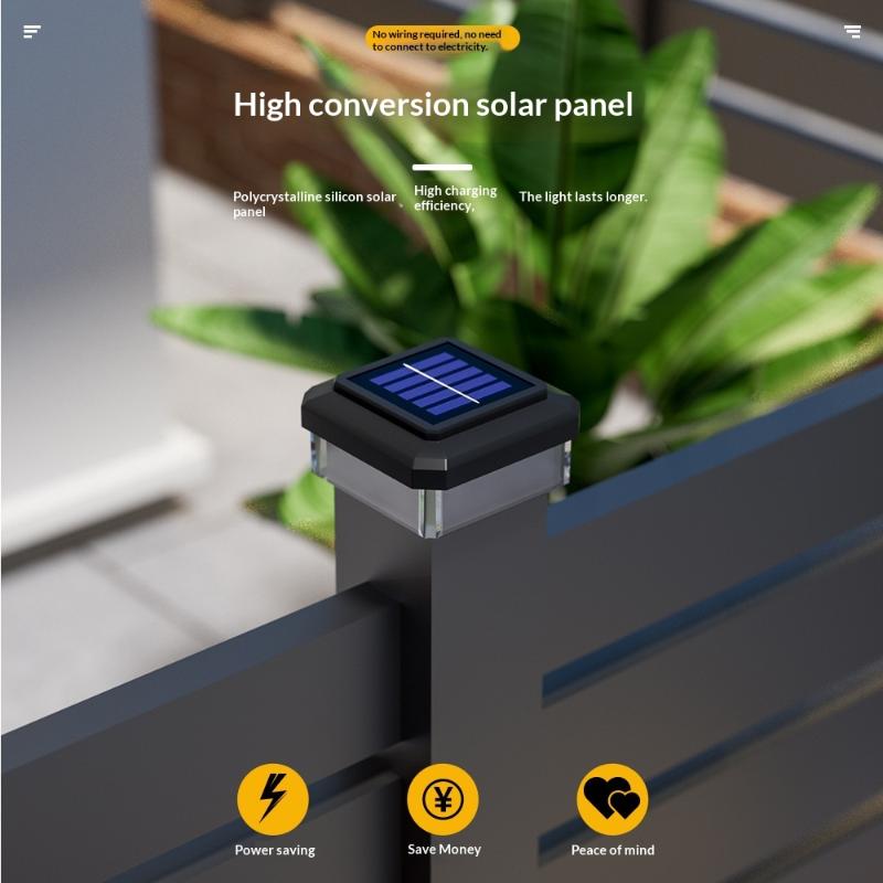 Lámpara Solar LED para Postes  - Post Cap Light reseña y precio