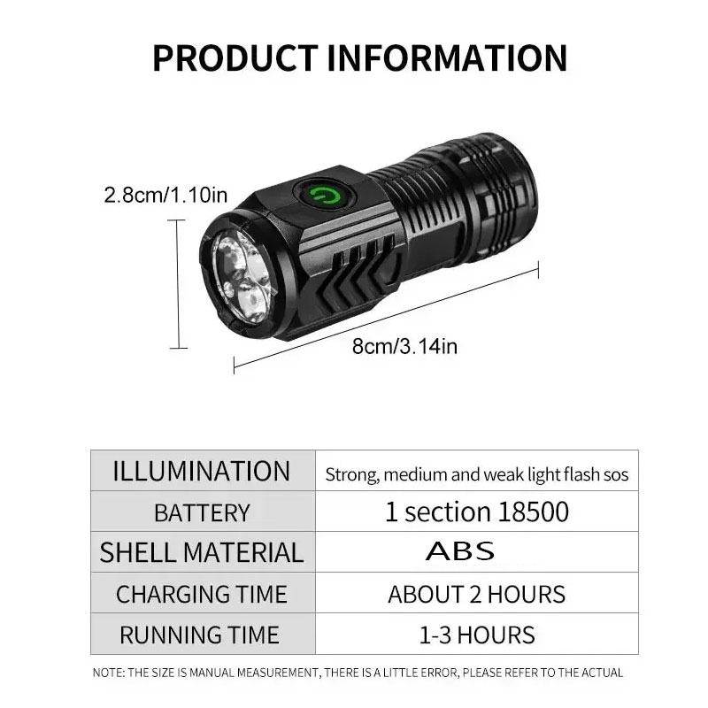 Mini linterna de 3LED con Clip - Outdoor Lighting Brands reseña y precio
