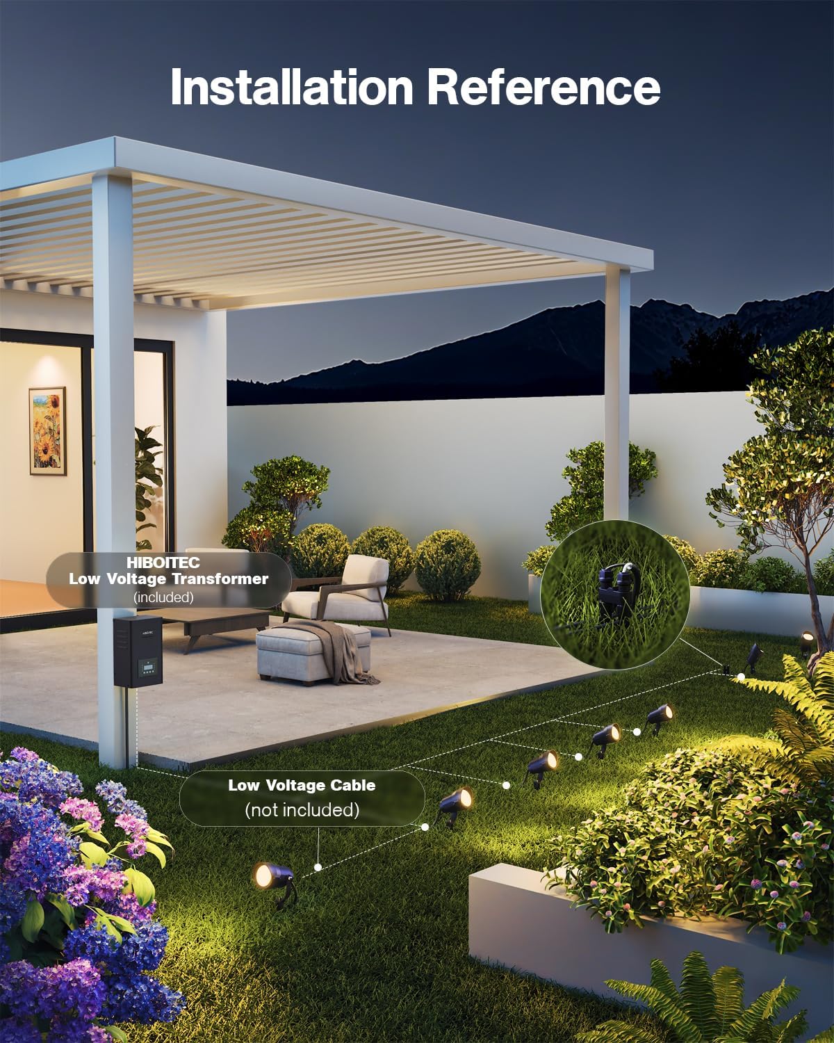 Kit de Iluminación de Paisaje  - Outdoor Lighting Kits Low Voltage reseña y precio