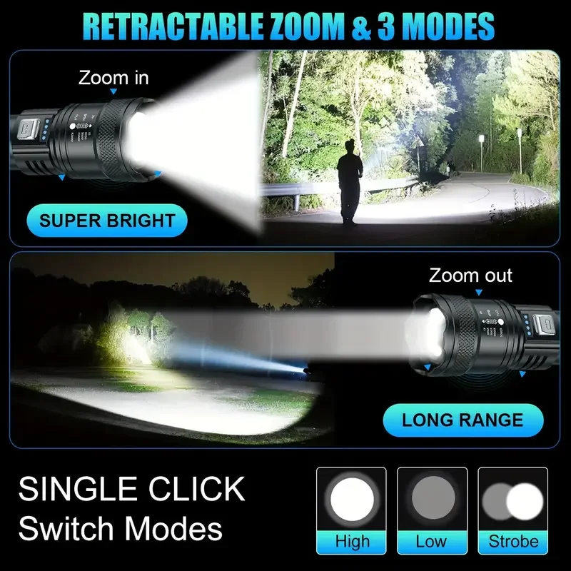 Linterna LED táctica de 2000LM - Outdoor Lighting Brands reseña y precio