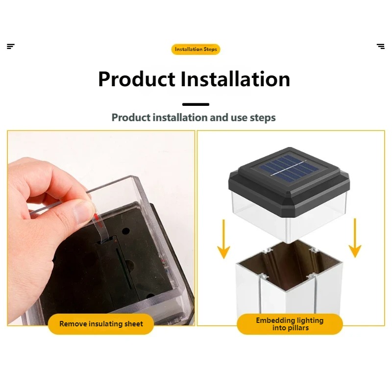 Lámpara Solar LED para Poste c - Post Cap Light reseña y precio