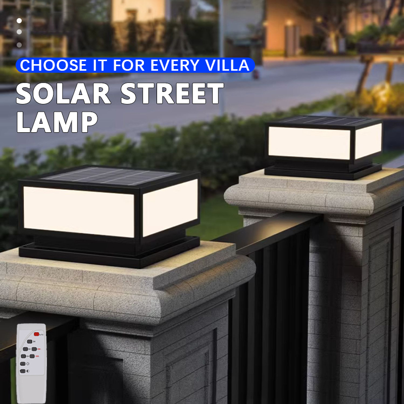 Lámpara Solar LED para Exterio - Post Cap Light reseña y precio