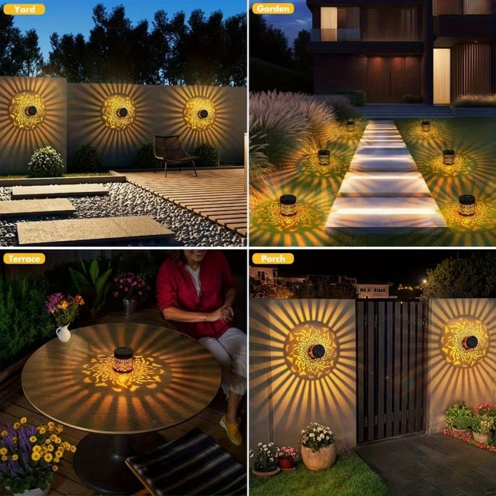 Lámpara Solar de Pared con Dis - Solar Wall Sconce reseña y precio