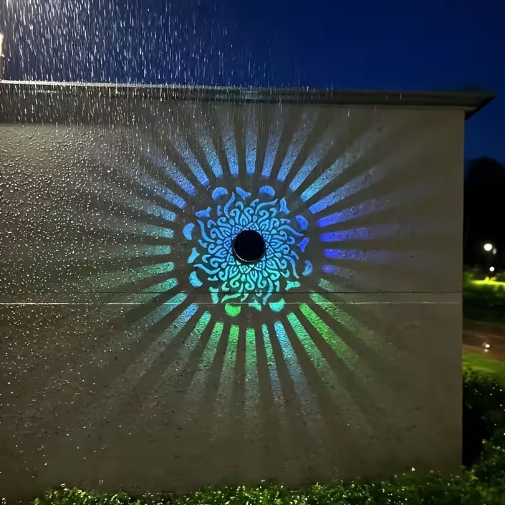 Lámpara Solar de Pared con Dis - Solar Wall Sconce reseña y precio